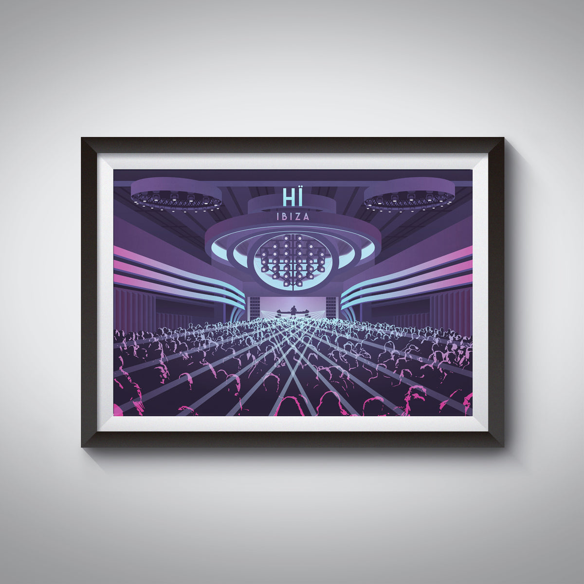 Hi Nightclub Ibiza Travel Poster – Bucket List Prints