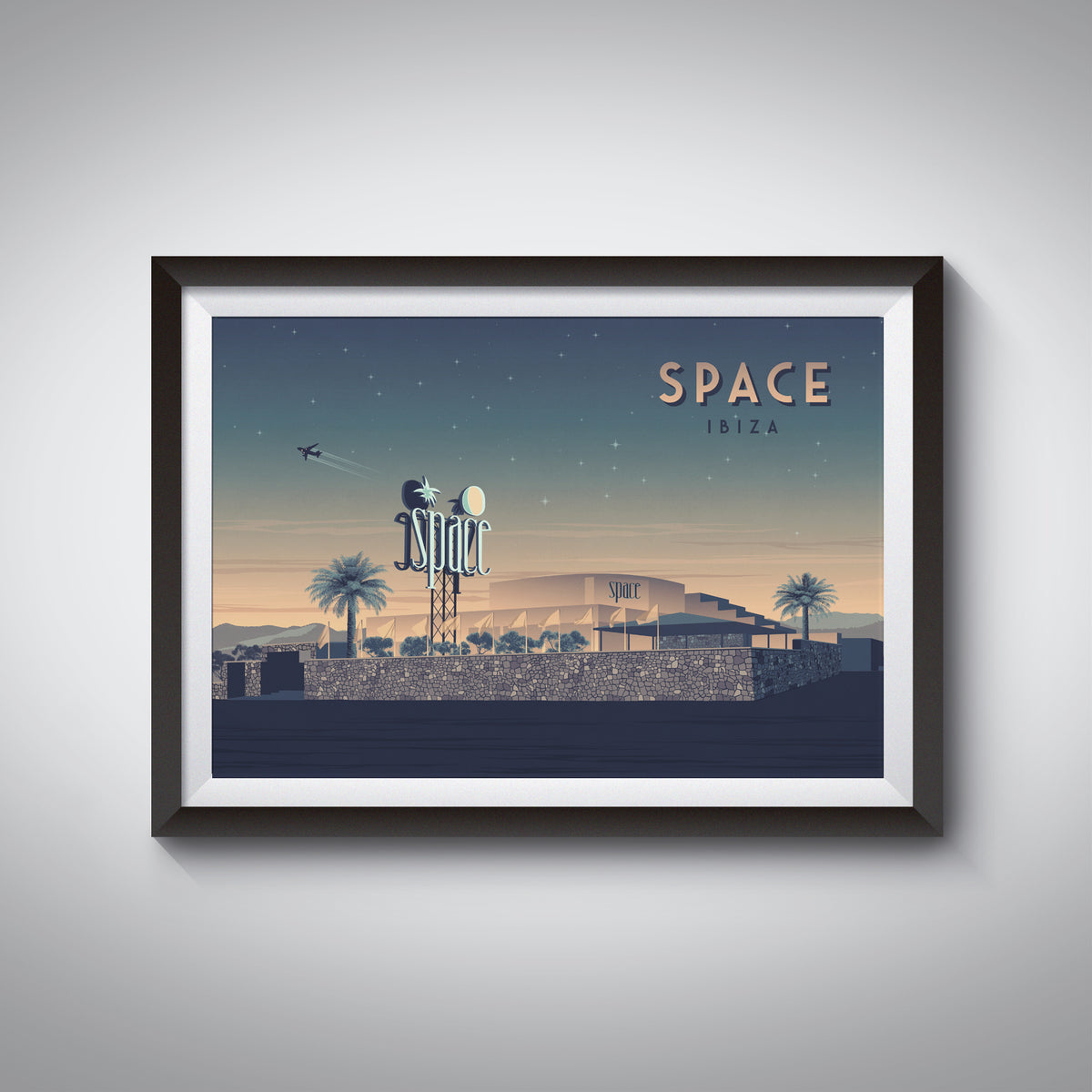 Space Nightclub Ibiza Travel Poster – Bucket List Prints