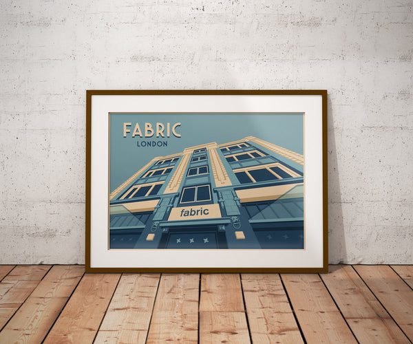Fabric Nightclub London Travel Poster