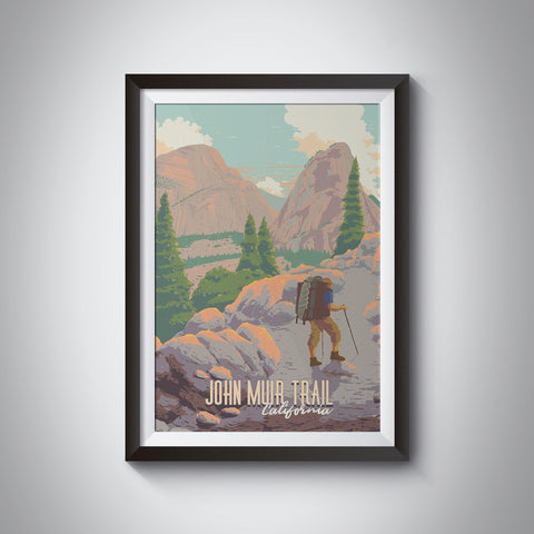 John Muir Trail Travel Poster