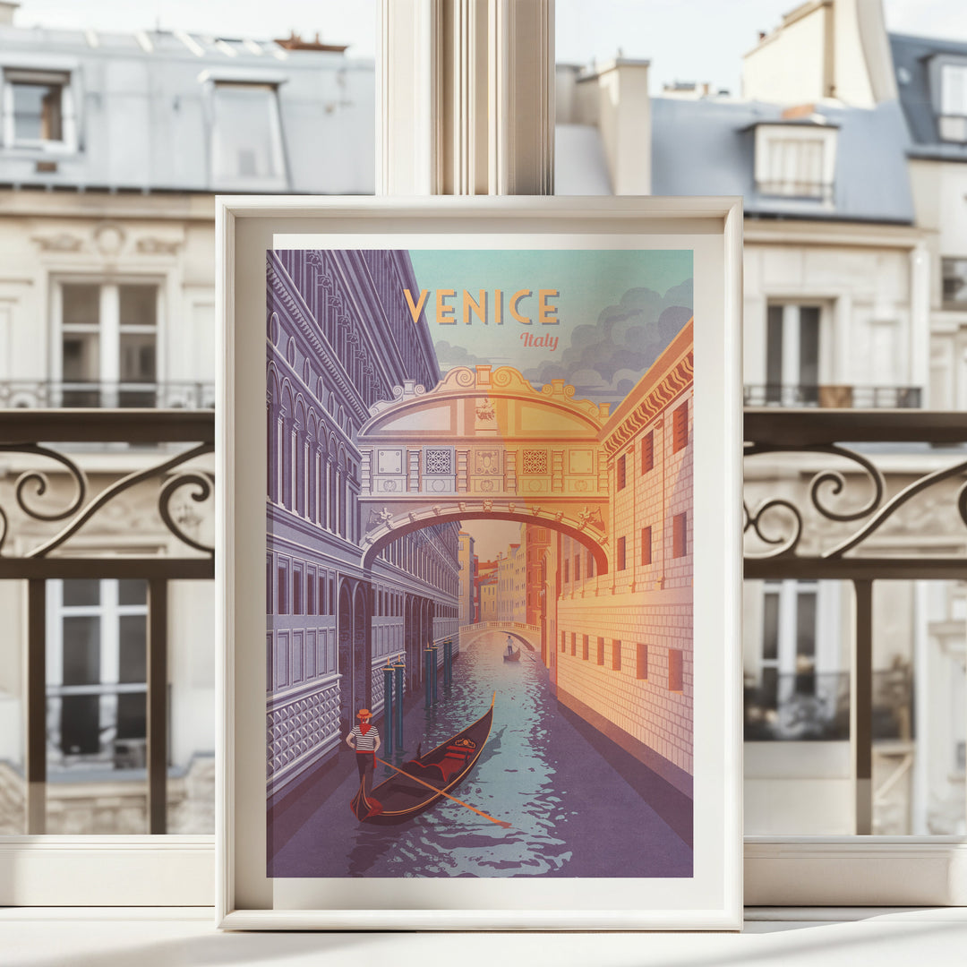 Europe travel posters. The perfect gift for travel enthusiasts or adventure lovers. High quality art prints available framed.