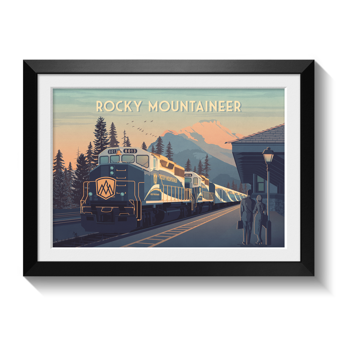 Rocky Mountaineer Travel Poster