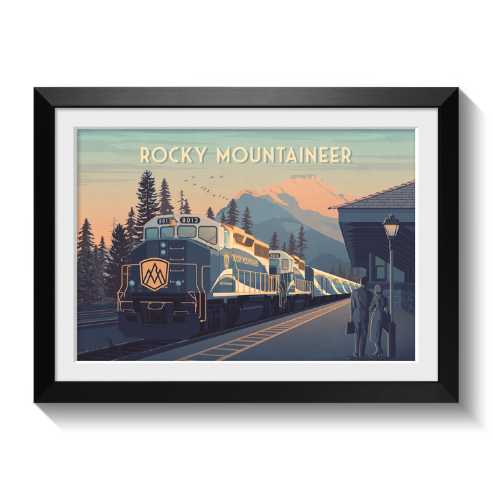 Rocky Mountaineer Travel Poster