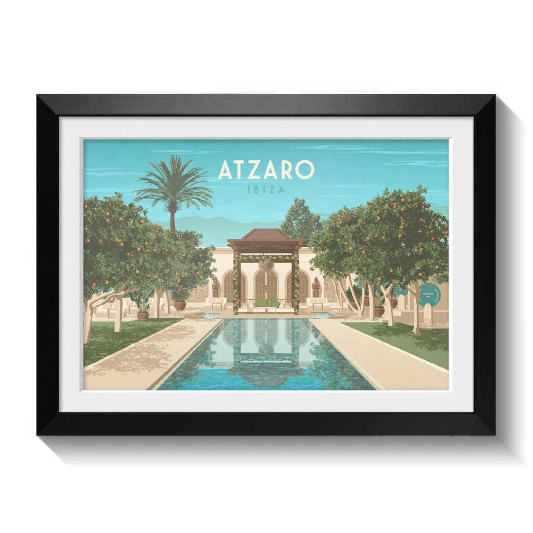 Atzaro Ibiza Poster