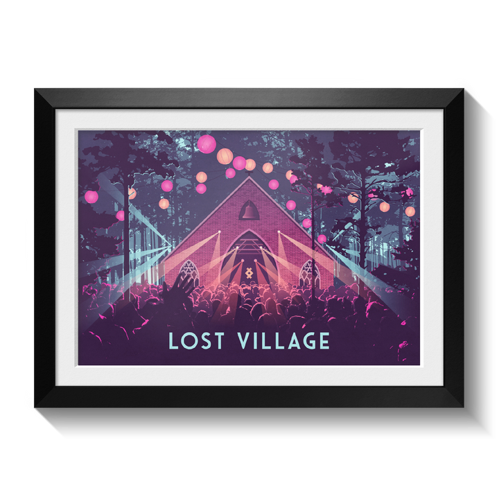 Lost Village Music Festival Poster