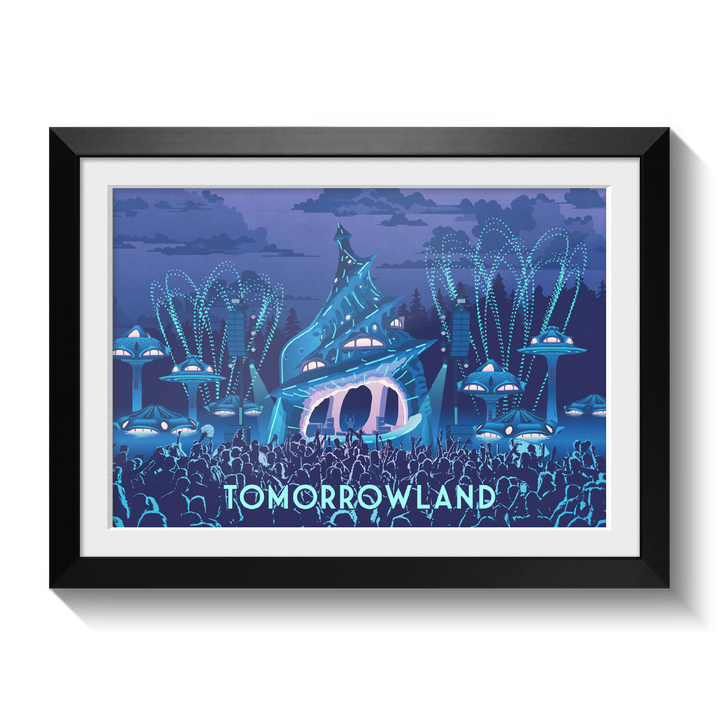 Tomorrowland 2024 Music Festival Travel Poster