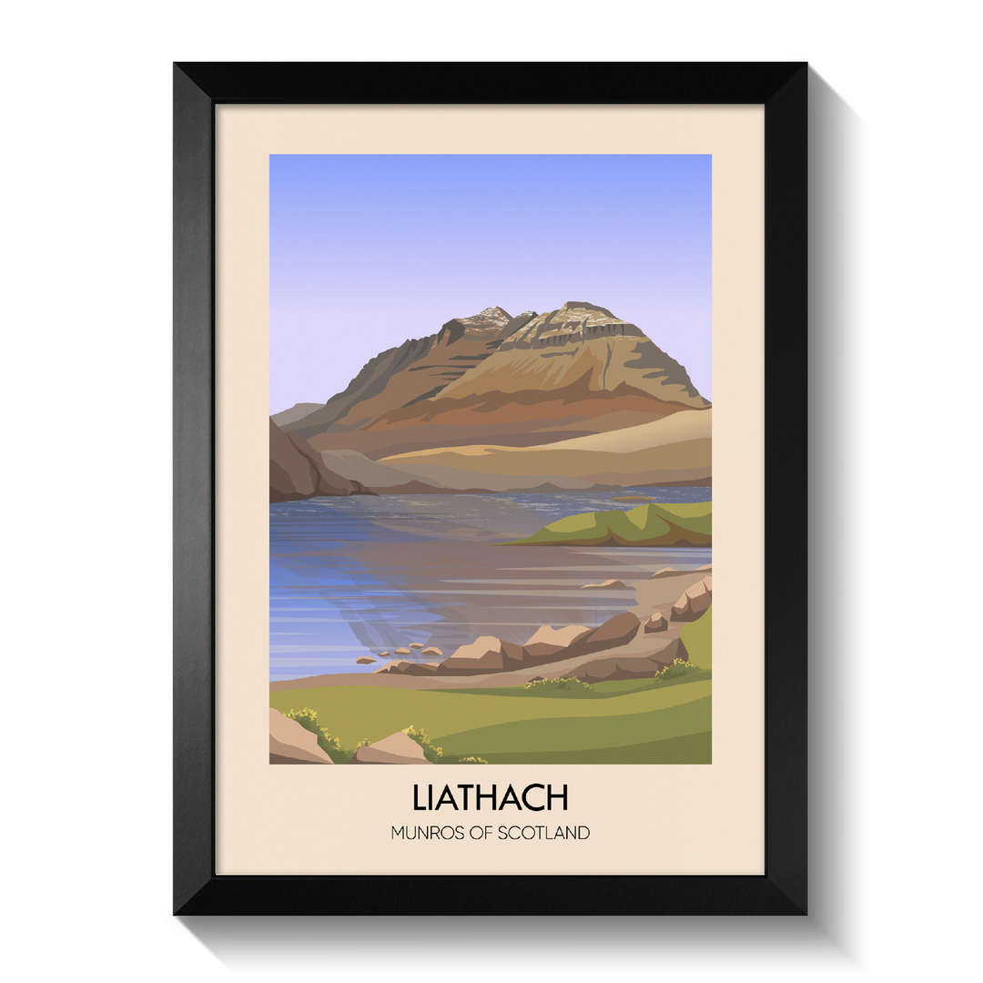 Liathach Munros of Scotland Poster