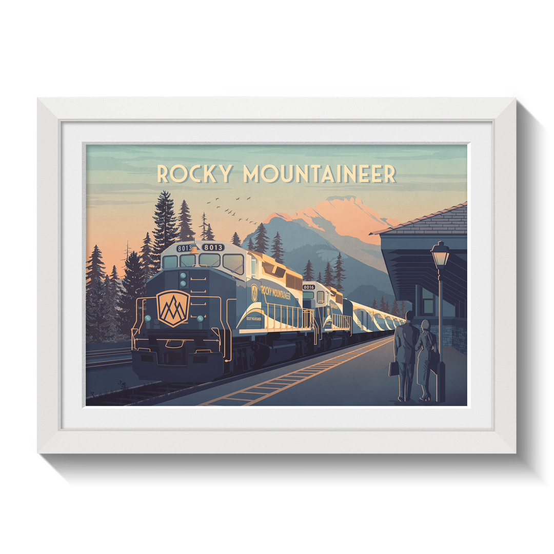 Rocky Mountaineer Travel Poster