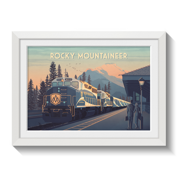 Rocky Mountaineer Travel Poster