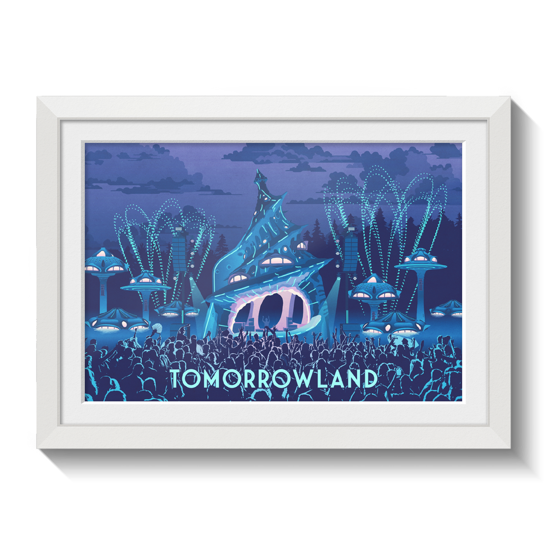 Tomorrowland 2024 Music Festival Travel Poster