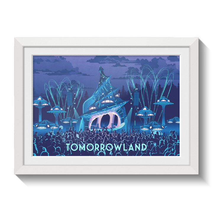 Tomorrowland 2024 Music Festival Travel Poster