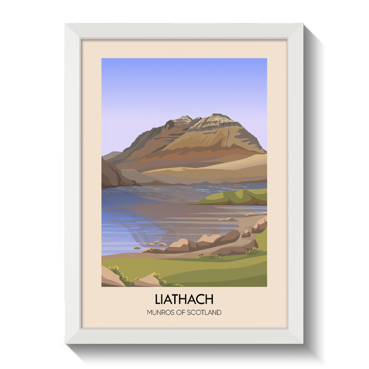 Liathach Munros of Scotland Poster