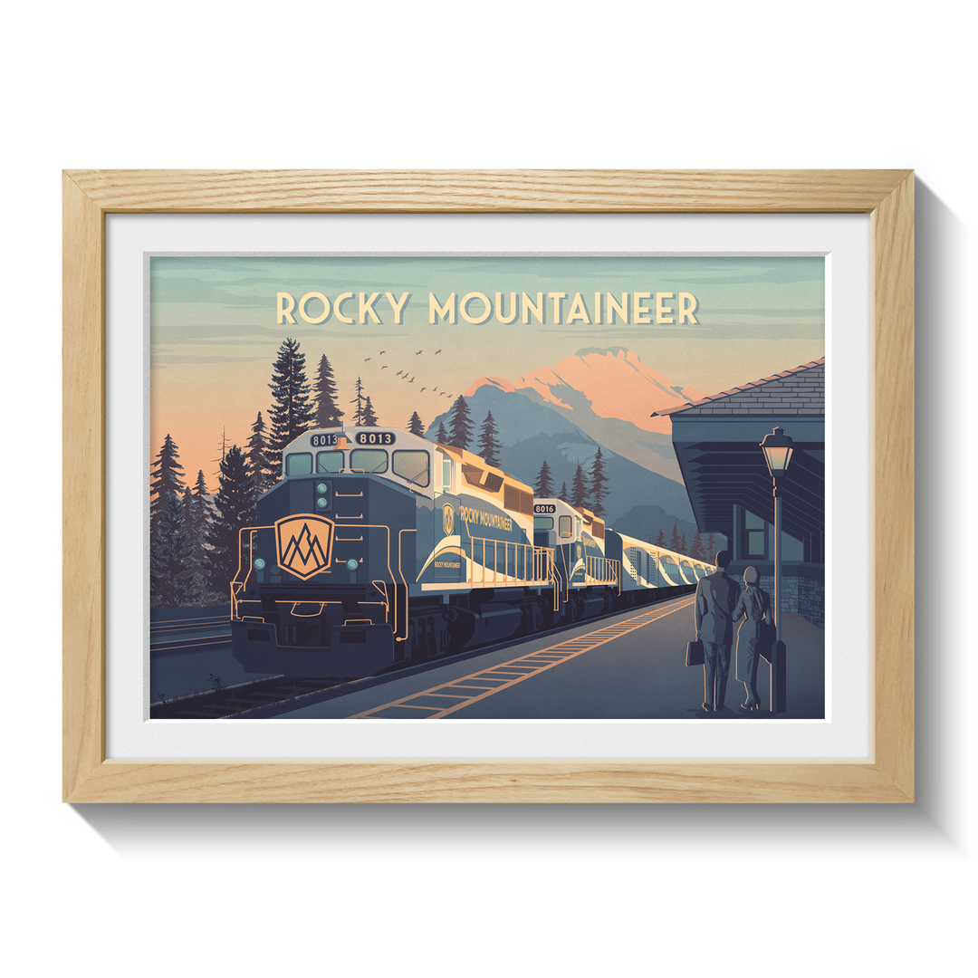 Rocky Mountaineer Travel Poster