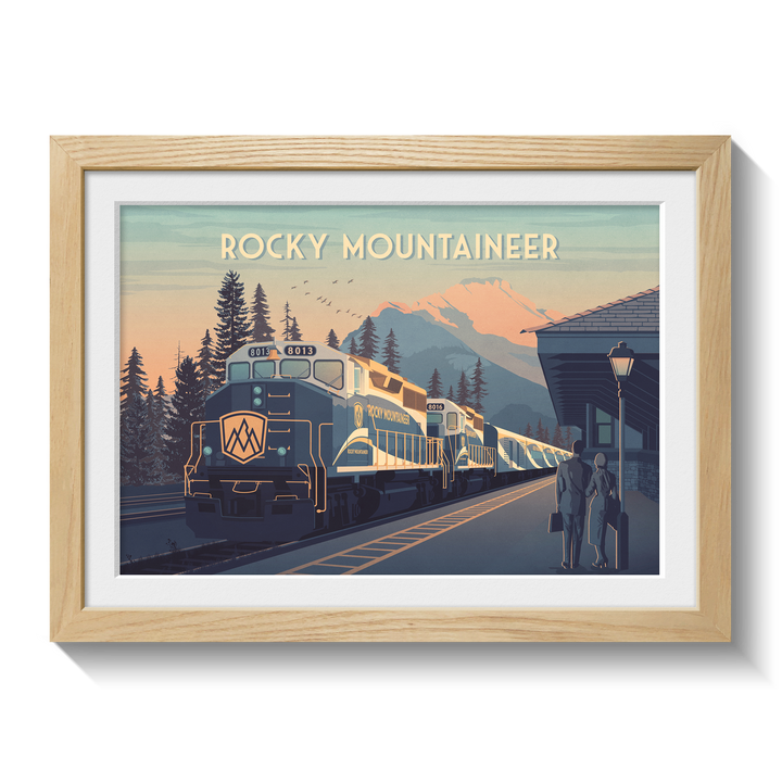 Rocky Mountaineer Travel Poster