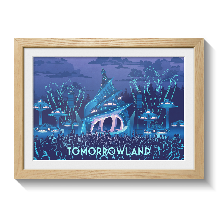 Tomorrowland 2024 Music Festival Travel Poster