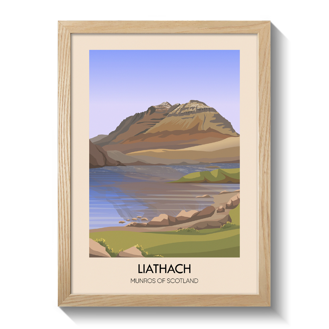 Liathach Munros of Scotland Poster