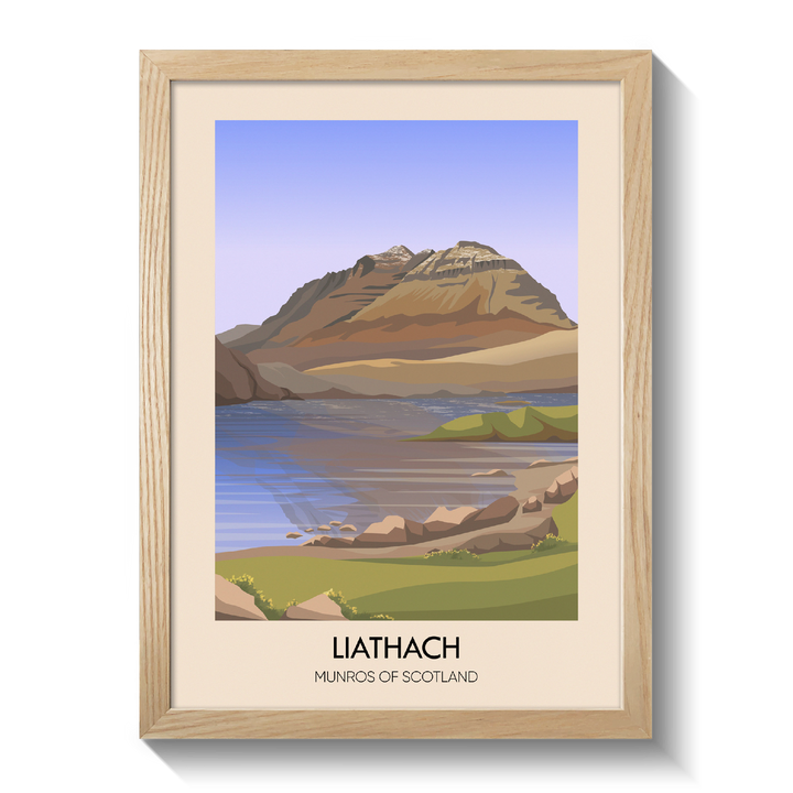 Liathach Munros of Scotland Poster