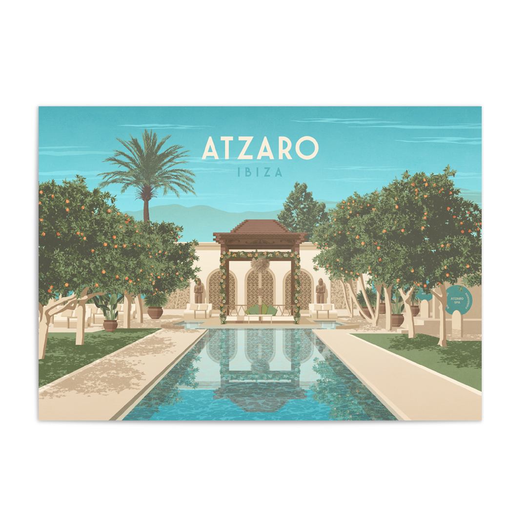 Atzaro Ibiza Poster