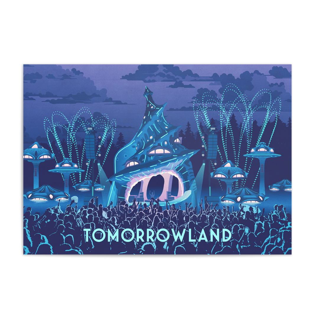 Tomorrowland 2024 Music Festival Travel Poster