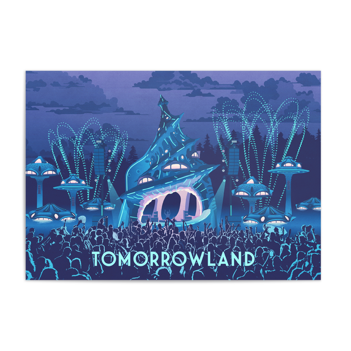 Tomorrowland 2024 Music Festival Travel Poster