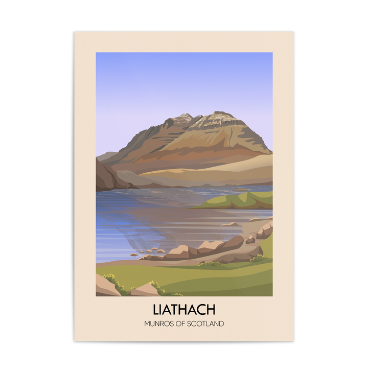 Liathach Munros of Scotland Poster