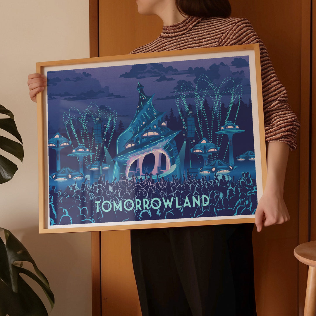 Tomorrowland 2024 Music Festival Travel Poster