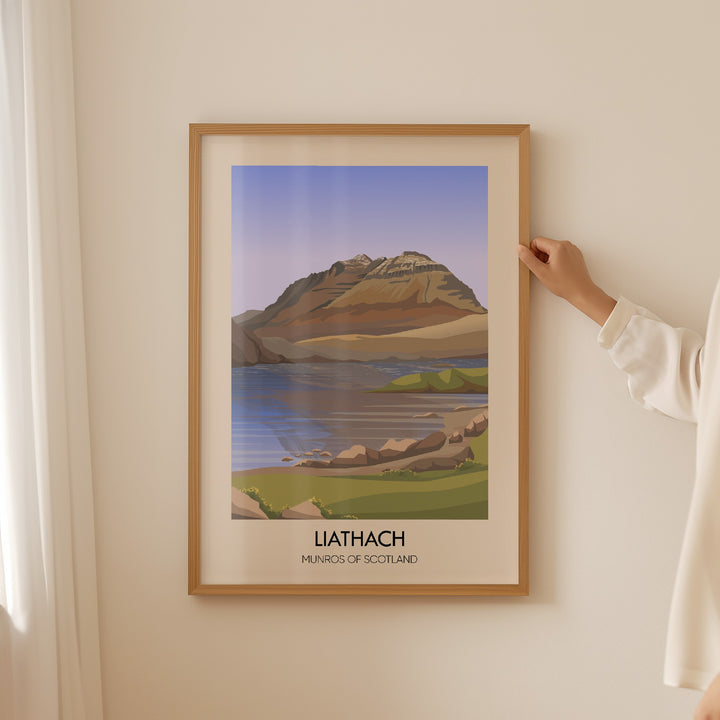 Liathach Munros of Scotland Poster