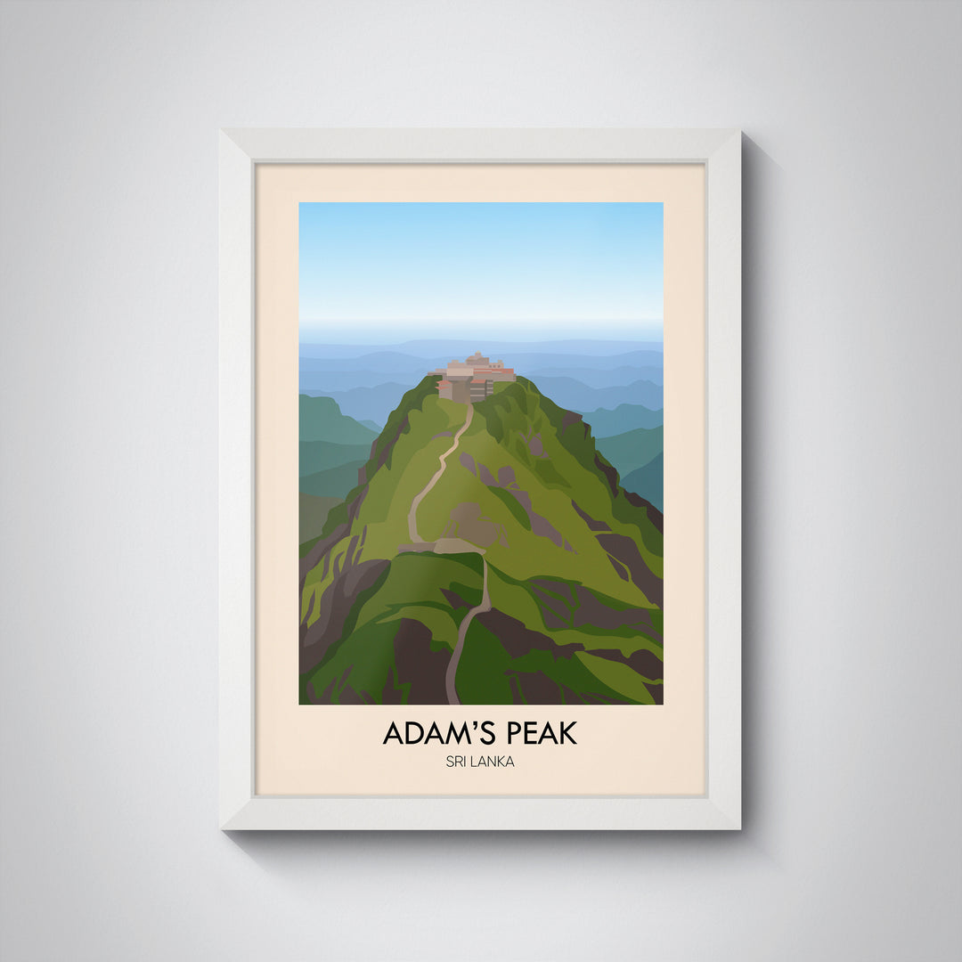 Adam's Peak Travel Poster