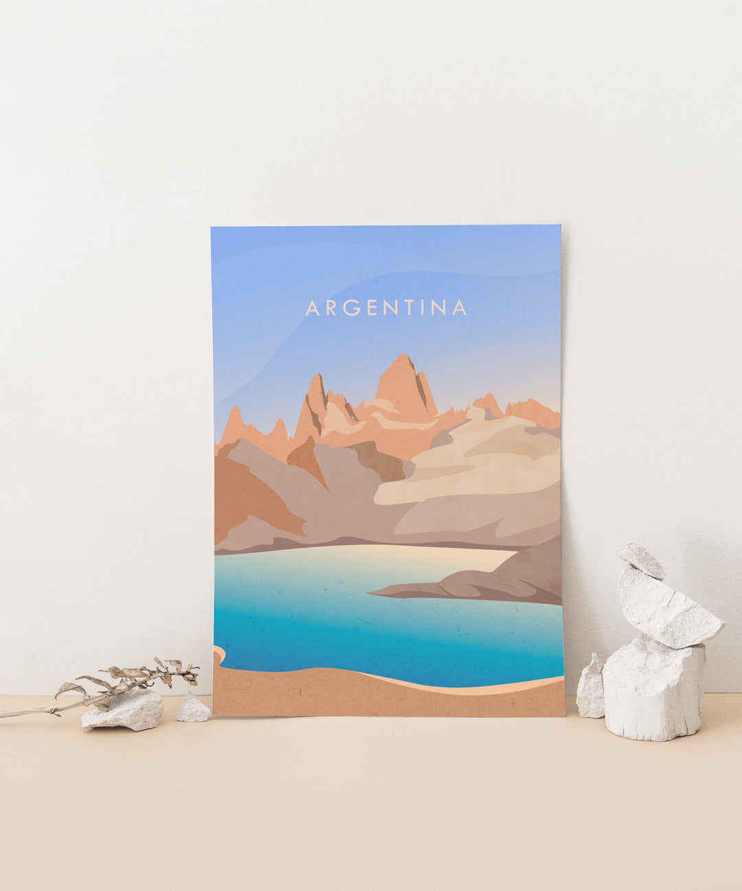 Argentina Minimal Travel Poster