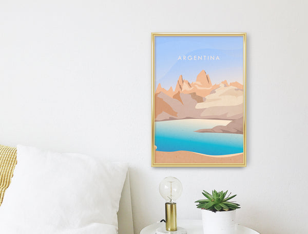 Argentina Minimal Travel Poster