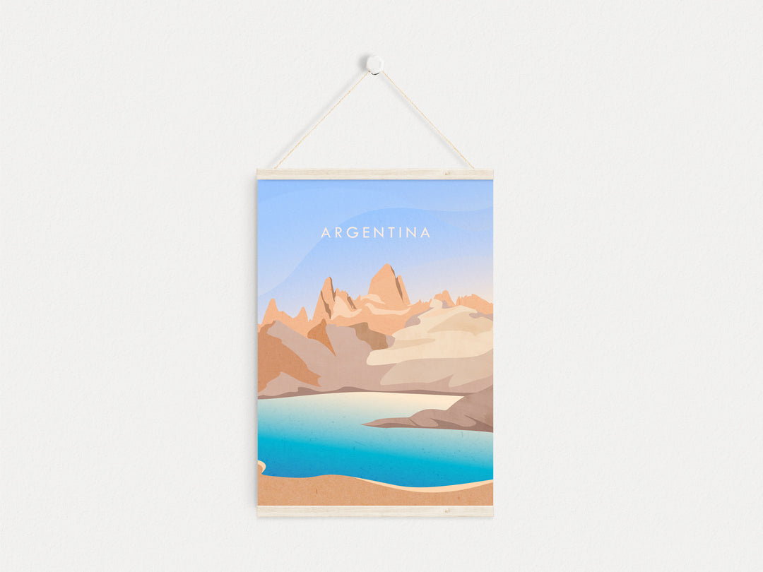 Argentina Minimal Travel Poster