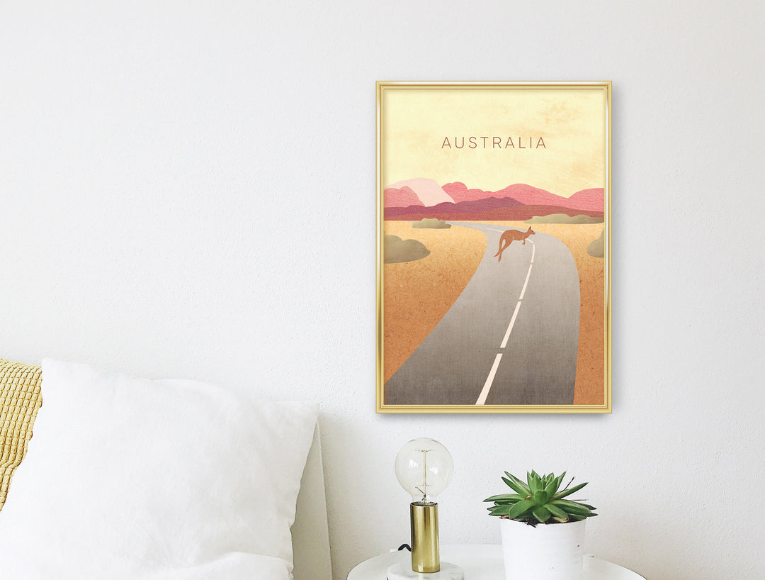 Australia Minimal Travel Poster