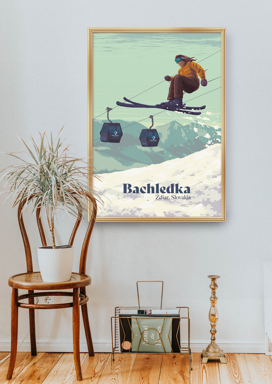 Bachledka Ski Resort Slovakia Travel Poster