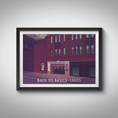 Back to Basics Club Leeds Poster