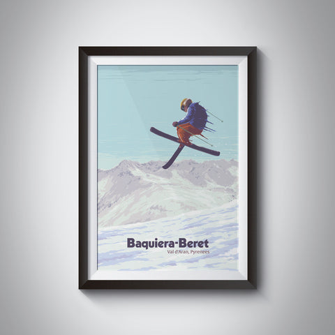 Baqueira-Beret Spain Ski Resort Poster