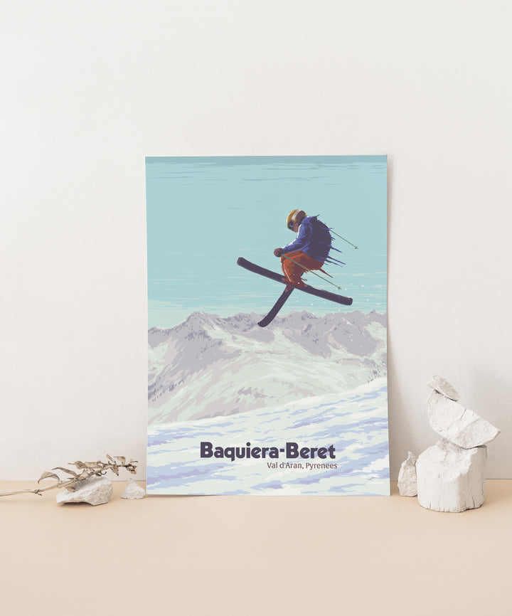 Baqueira-Beret Spain Ski Resort Poster