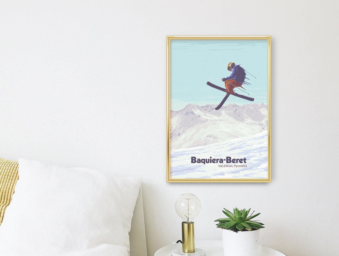 Baqueira-Beret Spain Ski Resort Poster