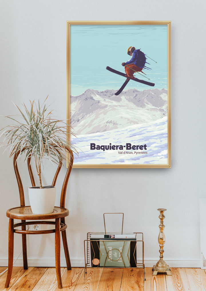 Baqueira-Beret Spain Ski Resort Poster