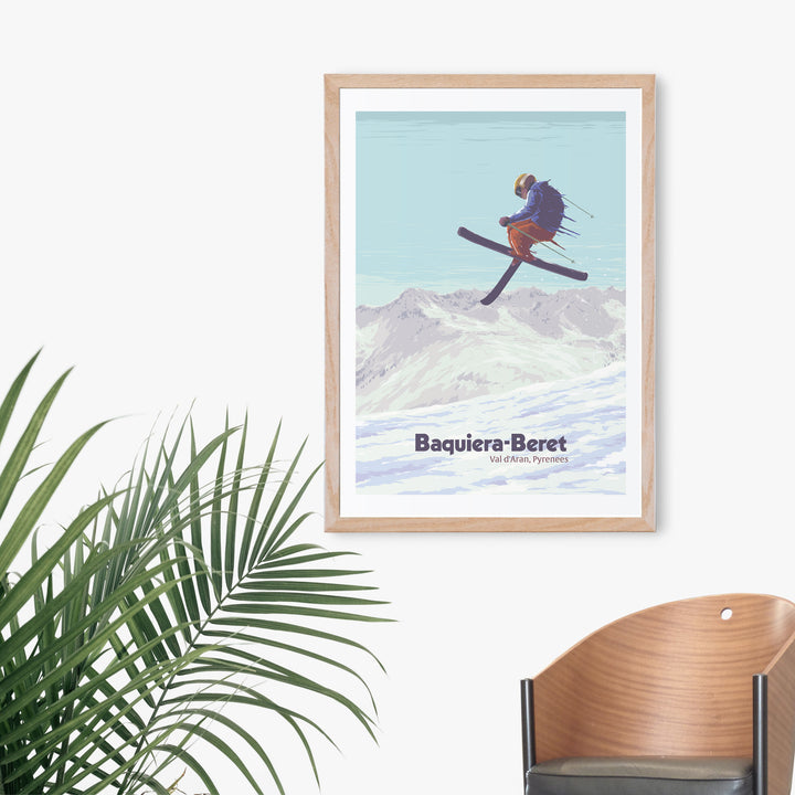 Baqueira-Beret Spain Ski Resort Poster