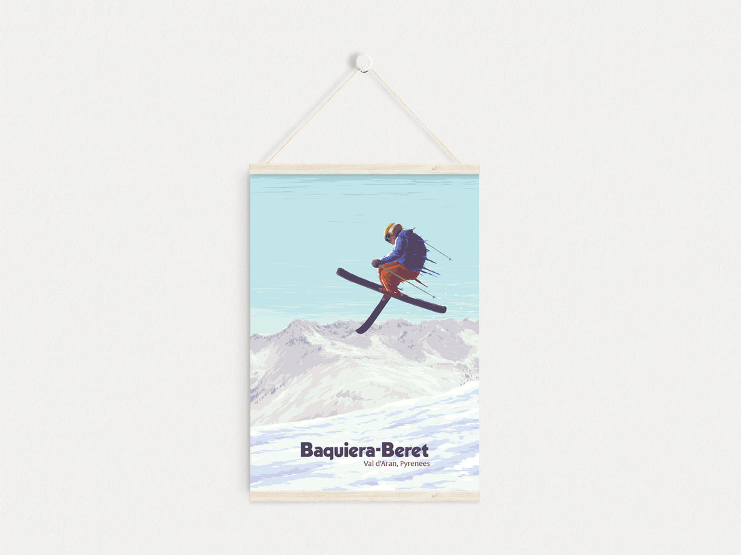 Baqueira-Beret Spain Ski Resort Poster