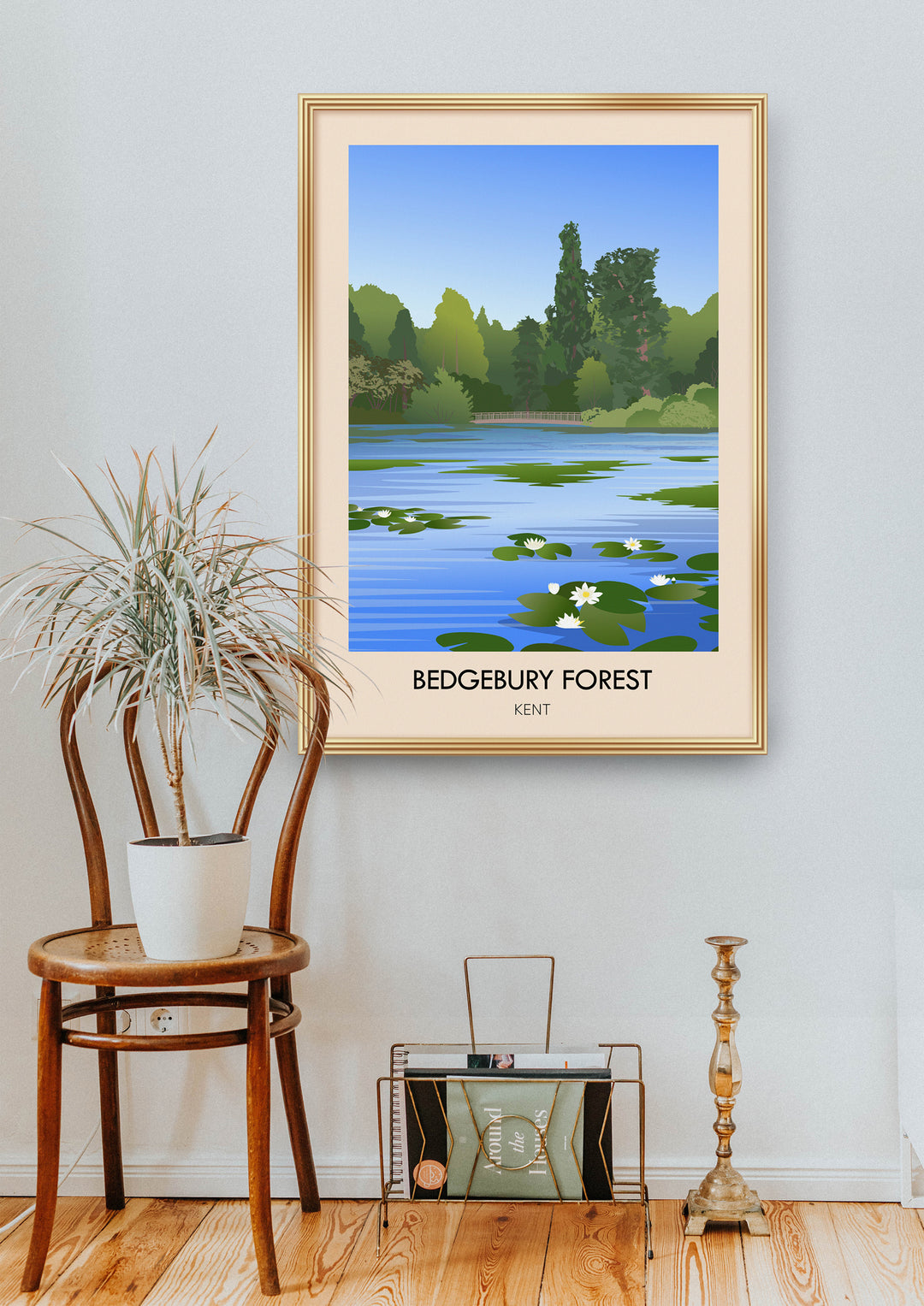 Bedgebury Forest Kent Travel Poster