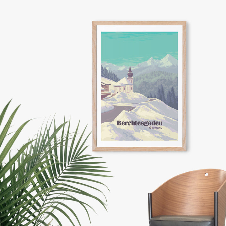 Berchtesgaden National Park Germany Travel Poster