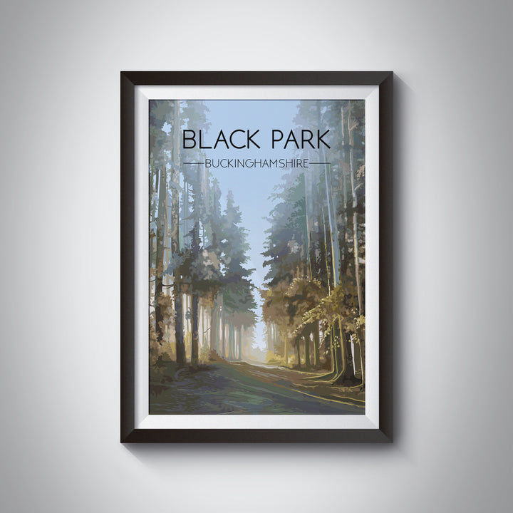 Black Park Buckinghamshire Travel Poster