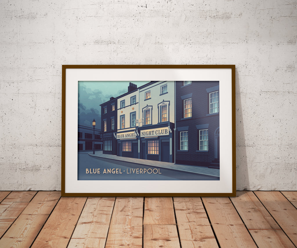 The Razz Liverpool Blue Angel Nightclub The Raz Liverpool Poster – Bucket List Prints