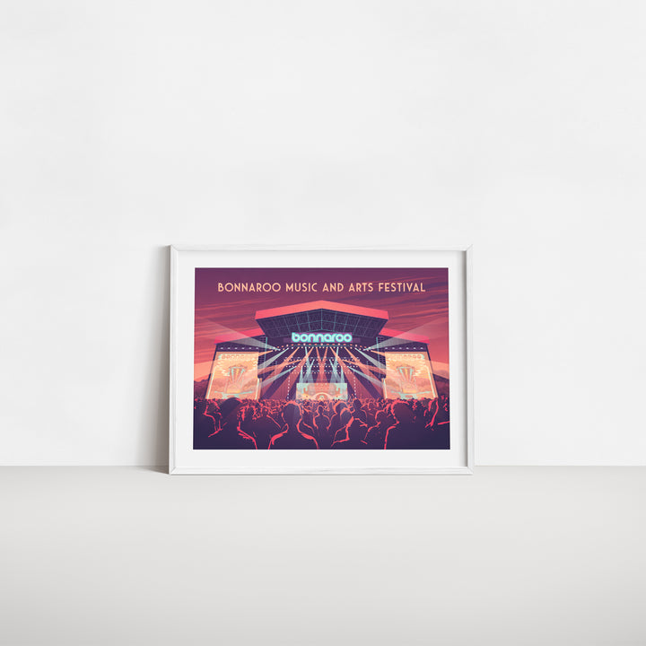 Bonnaroo Music Festival Travel Poster