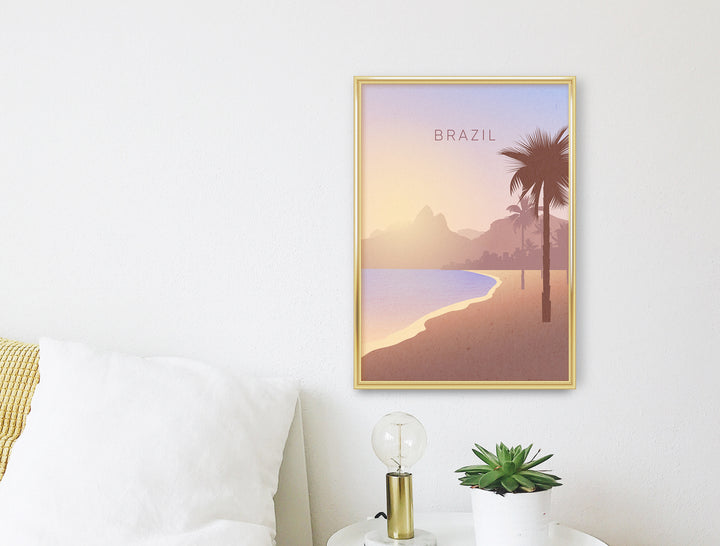 Brazil Minimal Travel Poster