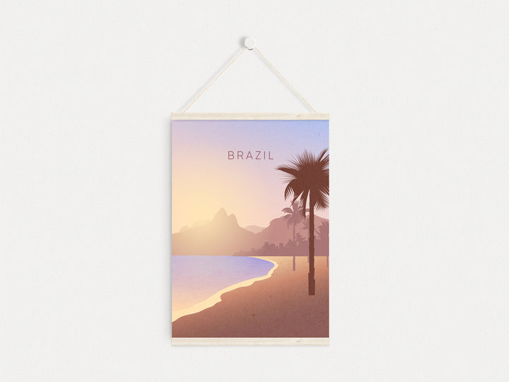 Brazil Minimal Travel Poster