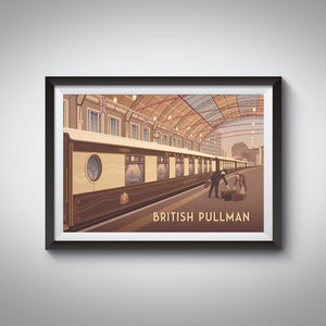 British Pullman Travel Poster