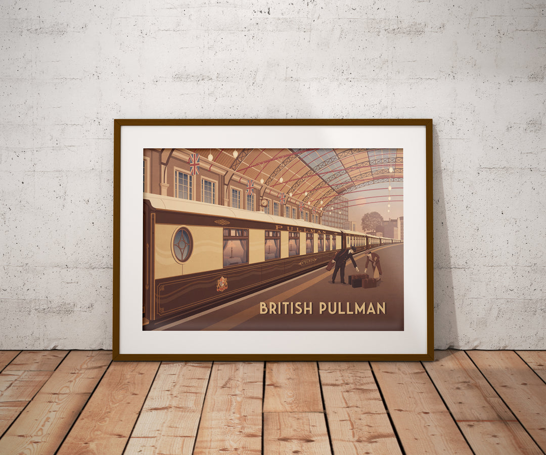 British Pullman Travel Poster