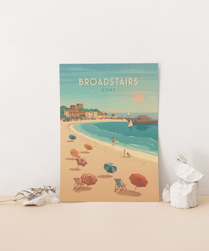 Broadstairs Seaside Travel Poster